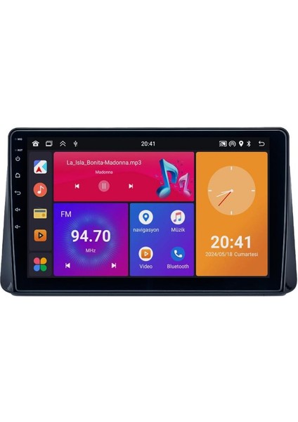 Ford Focus 5 Android Multimedya Sistemi 4-64 Fimex (2019-2022) modelleri