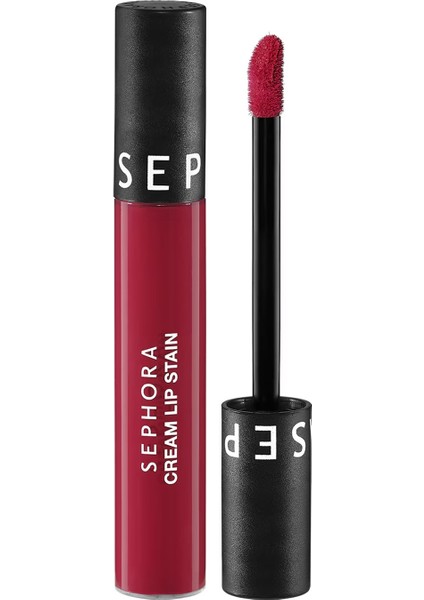 Cream Lip Stain – Bulaşmayan Kadife Bitişli Ruj - Mat Likit Ruj 125 Rose Flambé (5 Ml)