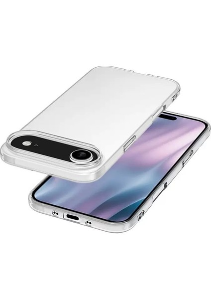iPhone 17 Air Kılıf Silikon Şeffaf Zre + Ekran Koruyucu modelleri