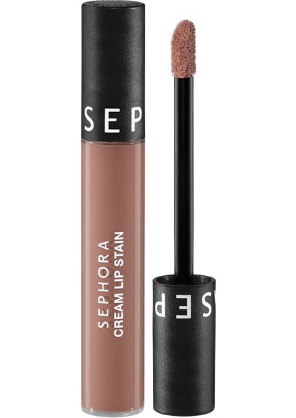 Cream Lip Stain – Bulaşmayan Kadife Bitişli Ruj - Mat Likit Ruj 120 Soft Mocha (5 Ml)
