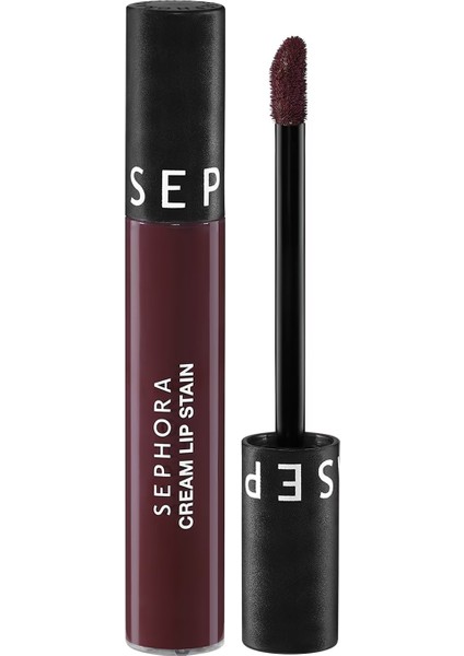 Cream Lip Stain – Bulaşmayan Kadife Bitişli Ruj - Mat Likit Ruj 134 Plum Madness (5 Ml)