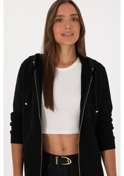 Kadın Siyah Sweatshirt 50307714-VR046 fiyatları