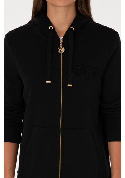 Kadın Siyah Sweatshirt 50307714-VR046