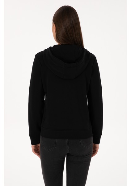 Kadın Siyah Sweatshirt 50307769-VR046 indirimleri