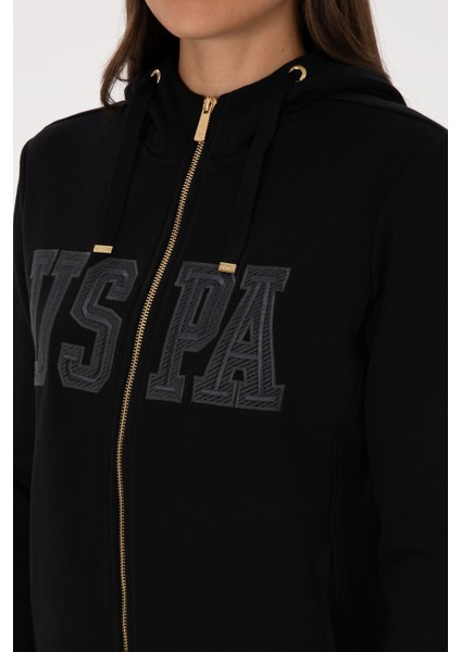 Kadın Siyah Sweatshirt 50307769-VR046