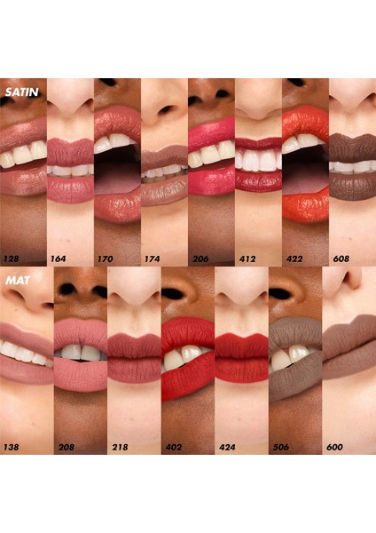 Rouge Artist For Ever - Nemlendirici, Uzun Süre Kalıcı Saten ve Mat Ruj 506 Endless Cacao - Mat (2,4 G) modelleri