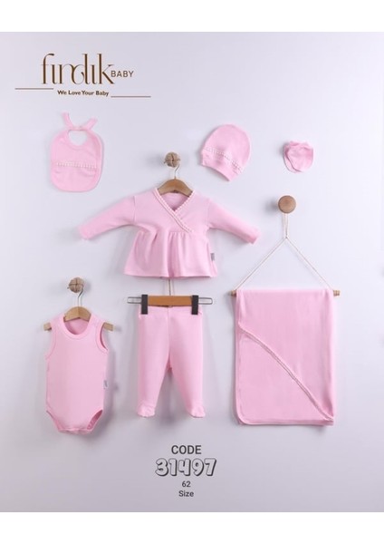 Yeni Doğan&kız Bebek Battaniyeli Fisto Detaylı 0-3 Ay 7 Parça Hastane Çıkışı Zıbın Seti fiyatları