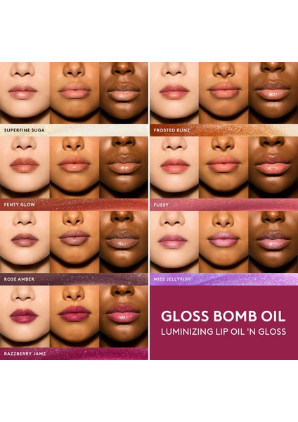 Gloss Bomb Oil - Dudak Parlatıcı Yağ 06 - Fenty Glow (9 Ml) fiyatları