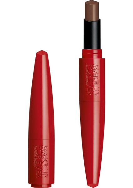 Rouge Artist For Ever - Nemlendirici, Uzun Süre Kalıcı Saten ve Mat Ruj 608 Limitless Brown - Satin (2,8 G)