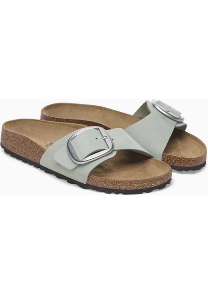 Madrid Big Buckle Nu Tek Bantli Terlik fırsatları