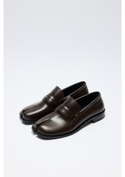 Loafer 2508 - Parmak Arası Klasik Loafer Acı Kahve Kadın Loafer fiyatları