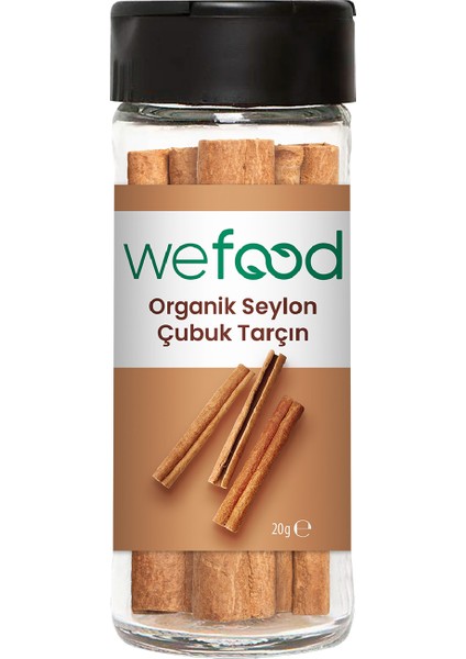 Organik Seylon Tarçın Çubuk 20 gr 8682392174563