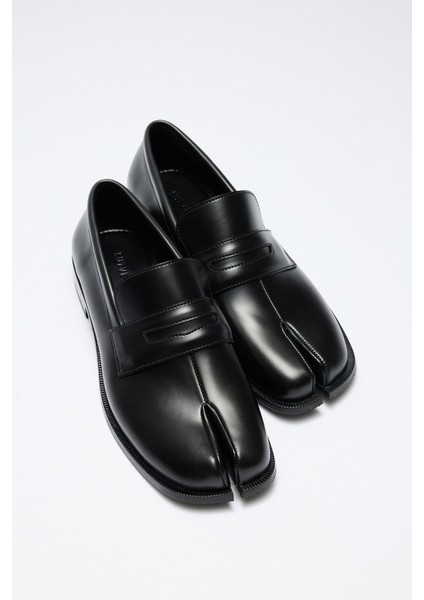 Loafer 2508 - Parmak Arası Klasik Loafer Siyah Kadın Loafer fiyatları