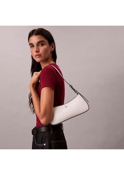 Kadın Beyaz Omuz Çantası (LV04F3170G-FUP)