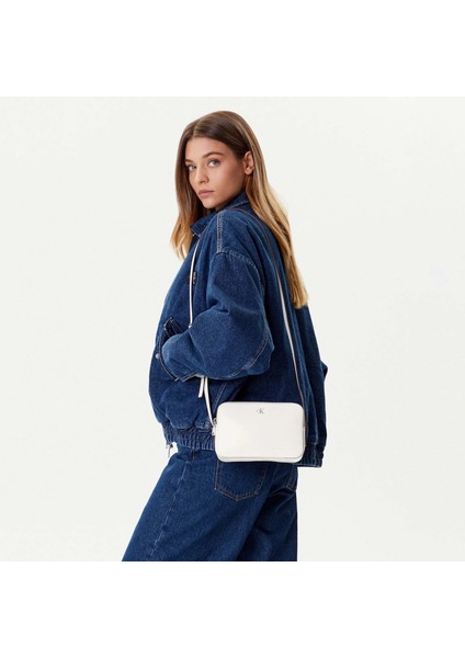 Kadın Beyaz Omuz Çantası (LV04F3173G-FUP)