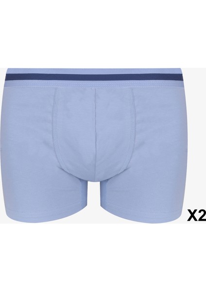 Erkek 4'lü Pamuklu Likralı Boxer