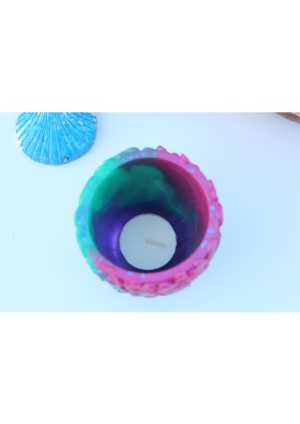 El Yapımı Epoksi Reçine Şık Tasarım Saksı/dekoratif Objeler (Çiçeksiz) - Kadın Emeği fırsatları