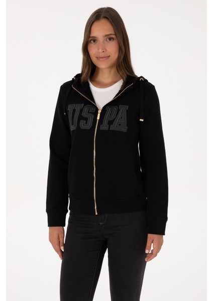 Kadın Siyah Sweatshirt 50307769-VR046