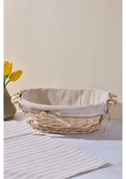 Salice Hasır Kulplu Ekmek Sepeti 30X21X10 cm fiyatları