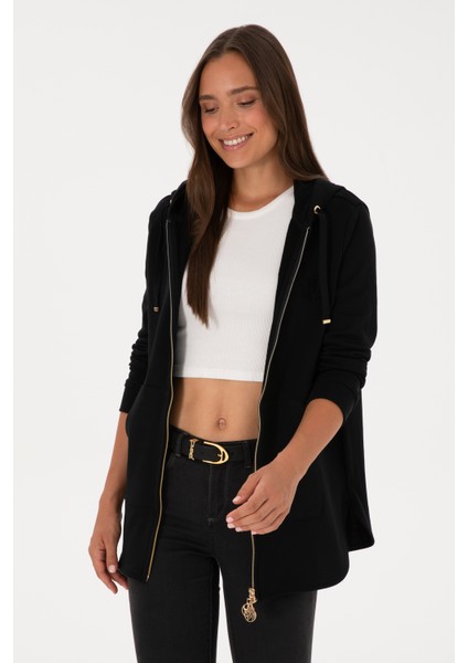 Kadın Siyah Sweatshirt 50307714-VR046 modelleri