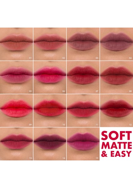 Soft Matte & Easy - Mat Ruj 11 Je Ne Sais Quoi (4,50 Ml) modelleri