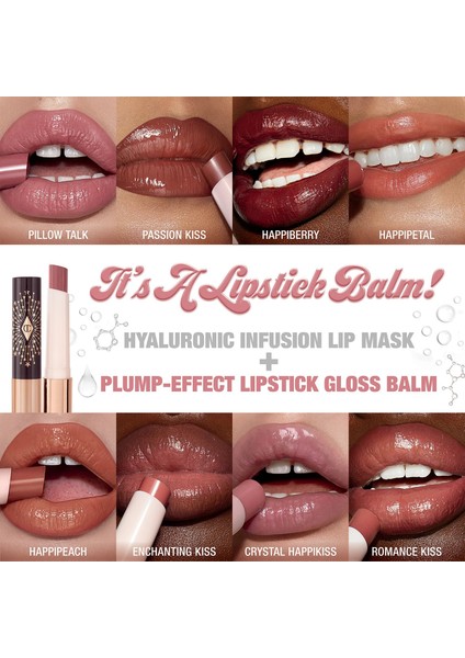 Hyaluronic Happikiss - Dudak Balmı Pillow Talk (2,4 G) fırsatları