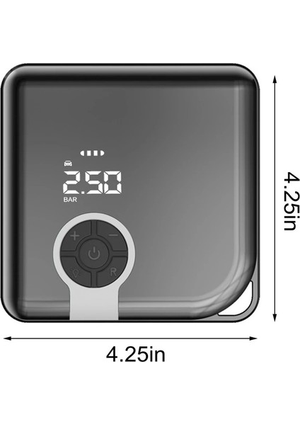 ZC-001 | Taşınabilir Akıllı Dijital Ekranlı Araç Hava Kompresörü | Powerbank Özellikli | 150 PSI | LED Aydınlatma & SOS Işık | Araba – Motosiklet – Bisiklet – Top fırsatları