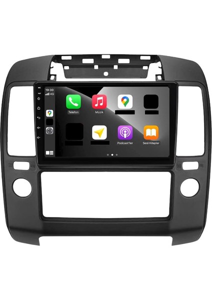 Nissan Navara Android Multimedya Sistemi 4-64 Fimex (2005-2010) modelleri