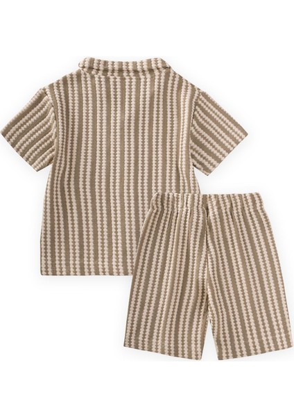 Retro Gömlek Takım 2-8 Yaş S Vizon fiyatları