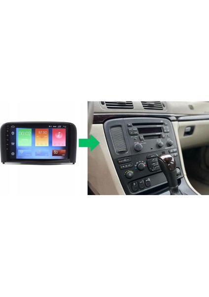 Volvo S80 Android Multimedya Sistemi 4-64 Fimex (1999-2006)