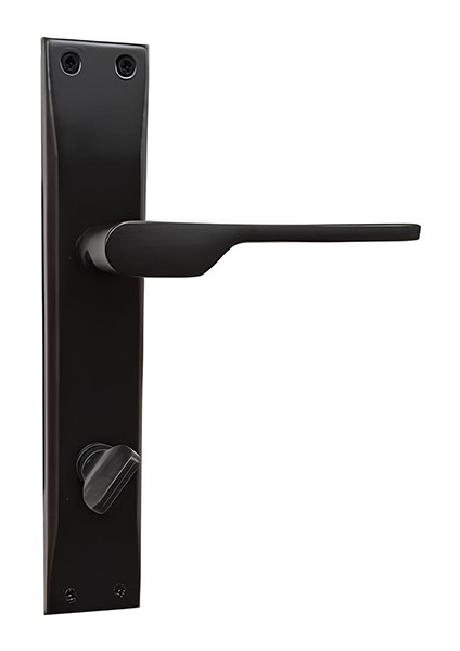 Eda Bilge Mat Siyah Wc Kapı Kolu-Kolay Montaj, Iç Kapı Kolu, Modern Kapı Kolu