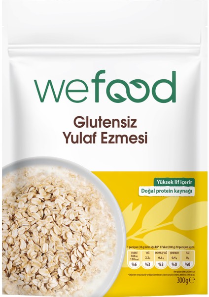 Glutensiz Yulaf Ezmesi 300 gr 8681749104567