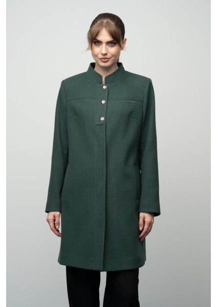 Hakim Yaka Robası Nervür Detaylı Kaban Yeşil 3034 modelleri