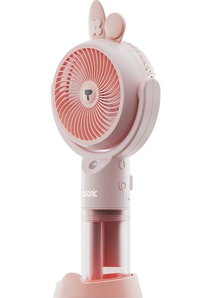 AFN26 Pembe 500MAH 2 Kademe Nemlendirici Sprey USB Fan modelleri