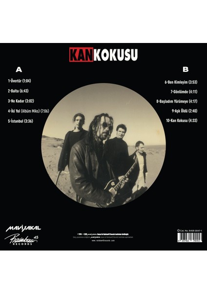 Mavi Sakal - Kan Kokusu - Plak modelleri