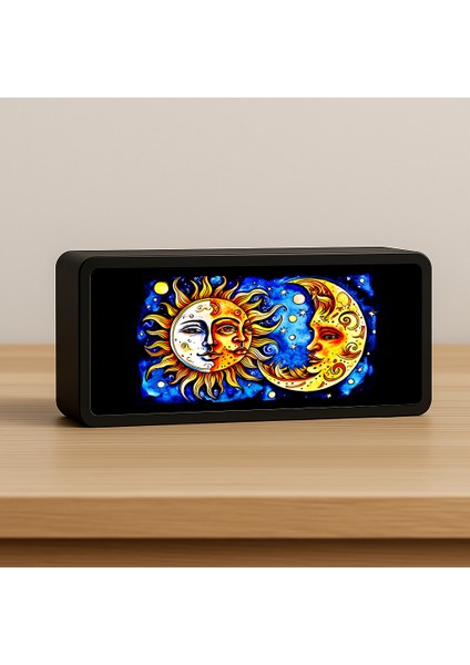 Sun And Moon LED Lamba & Masa Lambası & Gece Lambası