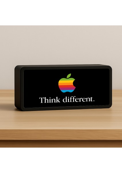 Apple Think Different LED Lamba & Masa Lambası & Gece Lambası