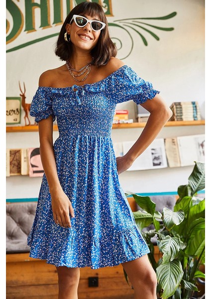 Kadın Çıtır Desen Dar Kalıp Gipeli Kısa %100 Pamuk Viskon Elbise fiyatları