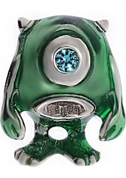 Kadın Sevimli Canavarlar ''tek Gözlü Mike'' Model Gümüş Charm