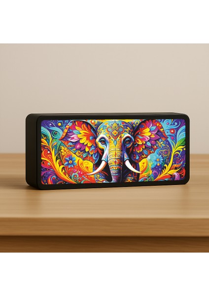 Colored Elephant LED Lamba & Masa Lambası & Gece Lambası