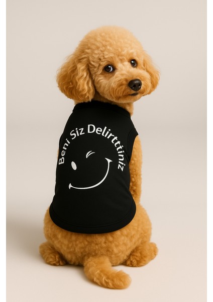 Yeni Sezon Köpek ve Kedi Kıyafeti - Siyah Beni Siz Delirttiniz