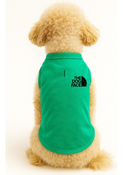 Kedi ve Köpek Kıyafeti & Elbisesi - Yeşil The Dog Face Atlet