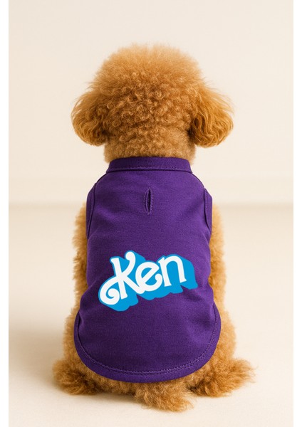 Kedi ve Köpek Kıyafeti & Elbisesi - Mor Ken Atlet