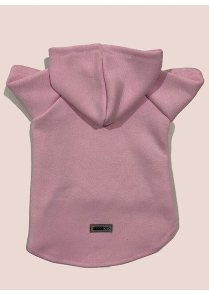 Kapişonlu Sweatshirt Köpek ve Kedi Kıyafeti - Düz Pembe fiyatları