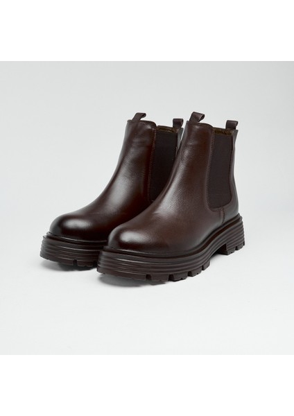 Hakiki Deri Kısa Topuklu Kadın Bot fiyatları