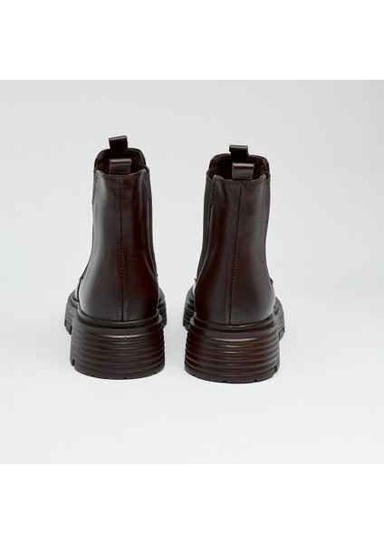 Hakiki Deri Kısa Topuklu Kadın Bot fırsatları