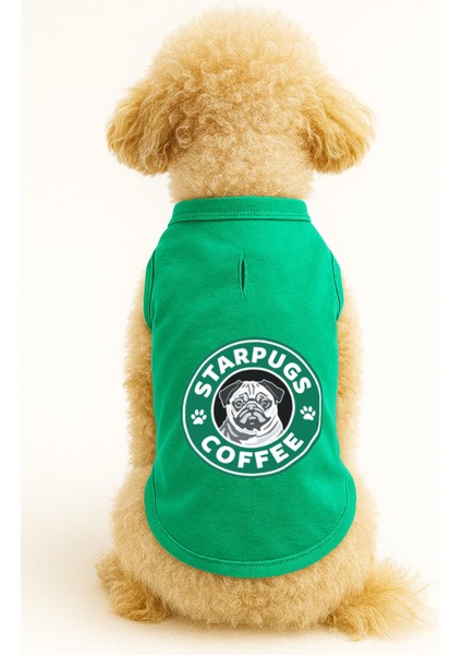 Kedi ve Köpek Kıyafeti & Elbisesi - Yeşil Starpugs Atlet