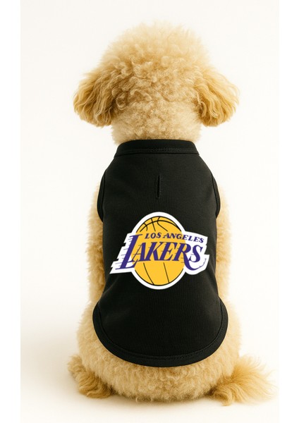 Kedi ve Köpek Kıyafeti & Elbisesi - Siyah Los Angeles Lakers Atlet