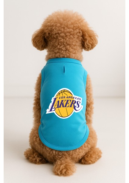 Kedi ve Köpek Kıyafeti & Elbisesi - Turkuaz Los Angeles Lakers Atlet