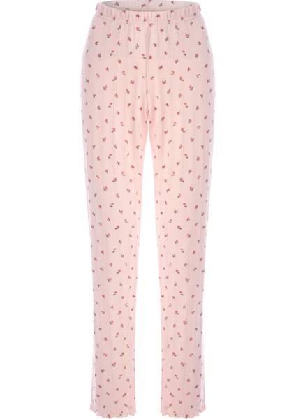 Kadın Kısa Kollu Fiyonklu Indigo Fitilli Pijama Takımı fiyatları